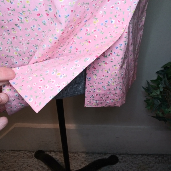 Vintage 90's Deadstock Marisa Christina Pink Ditsy Floral Sheath Dress - Picture 5 of 11